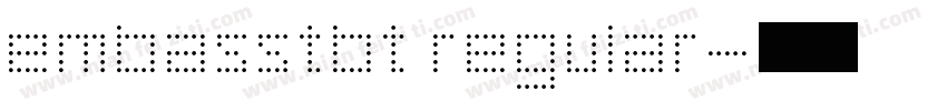 embasstbt regular字体转换